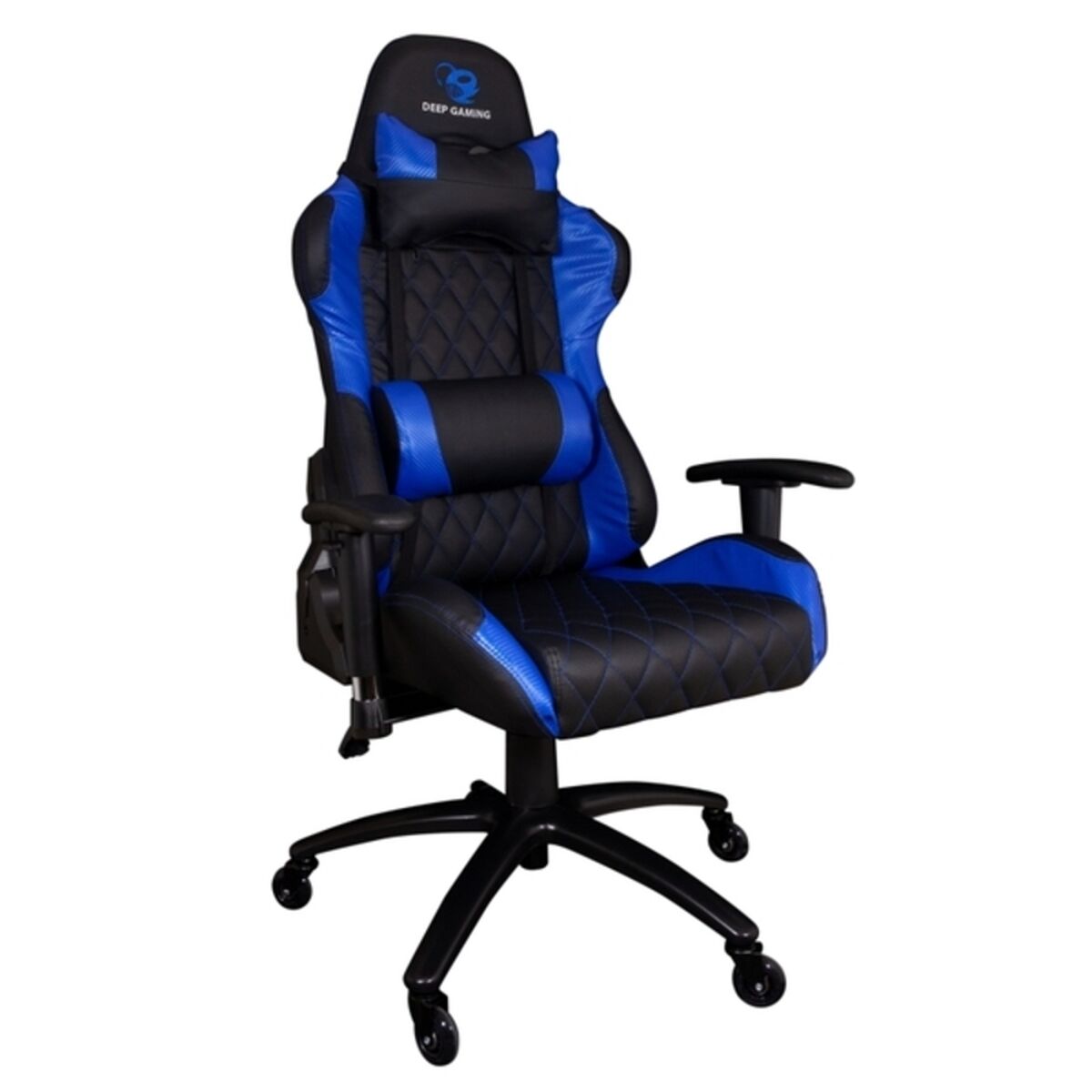 Sedia Gaming CoolBox Deep Command II Azzurro Nero